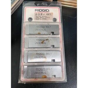 Ridgid 48075 3/8 to 24 UNF Pipe Threading Replacement Die - 1 Pack